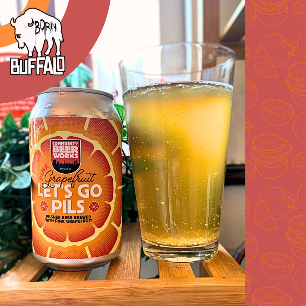 Read more about the article Brews in the Buff : Pink Grapefruit Let’s Go Pils by CBW