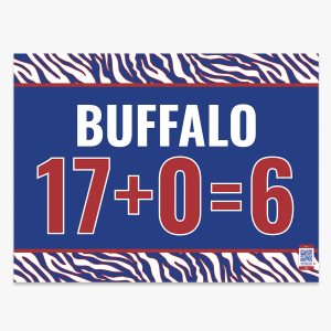 Lawn Sign Fundraiser: Buffalo 17+0=6