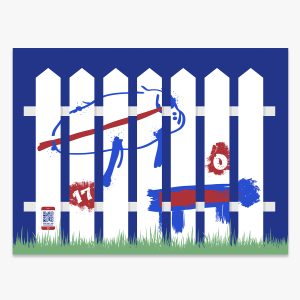 Lawn Sign Fundraiser: Fence