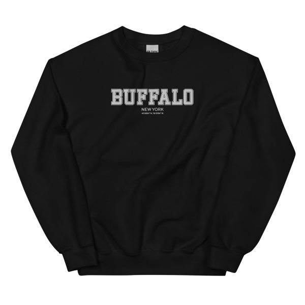 Embroidered Buffalo, NY Unisex Sweatshirt - Image 2