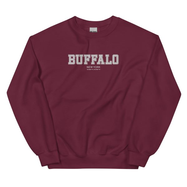 Embroidered Buffalo, NY Unisex Sweatshirt - Image 8