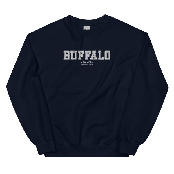 Embroidered Buffalo, NY Unisex Sweatshirt - Image 4