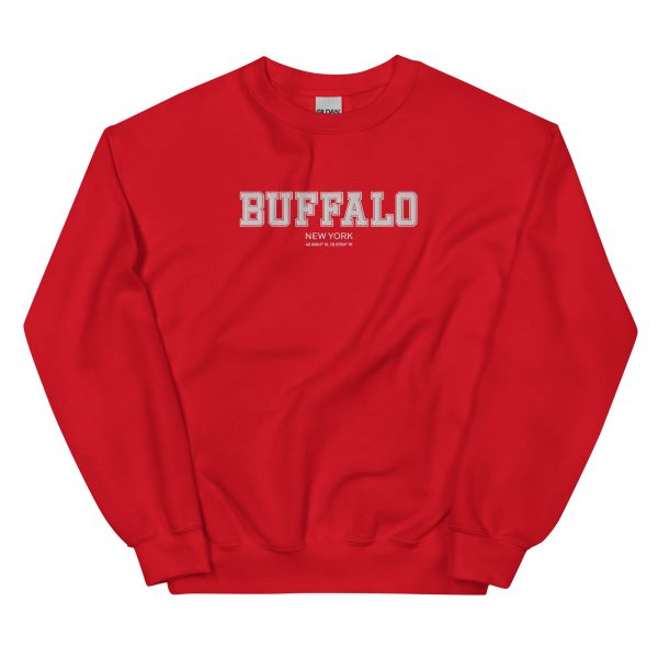 Embroidered Buffalo, NY Unisex Sweatshirt - Image 10