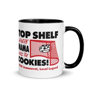 Top Shelf Red/Black Mug with Color Inside