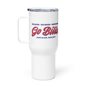 Be Good, Do Good Bills Quote Travel mug with a handle
