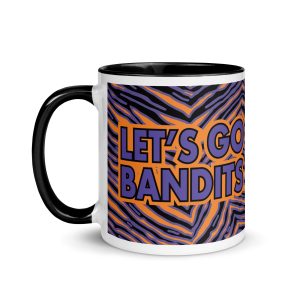 Lets Go Bandits Zebra Mug with Color Inside