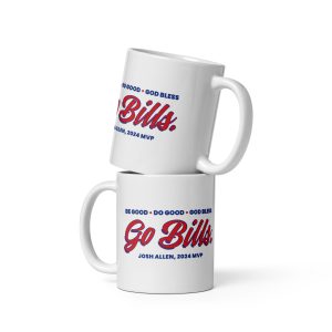 Be Good Do Good Bills Quote White glossy mug