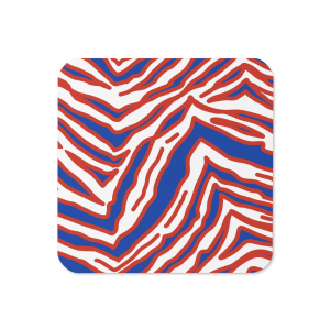 Bills Zebra Cork-back coaster