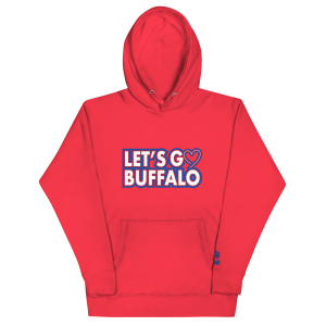Let’s Go Buffalo Heart Unisex Hoodie