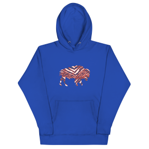 Front/Back Let’s Go Buffalo Zebra Unisex Hoodie