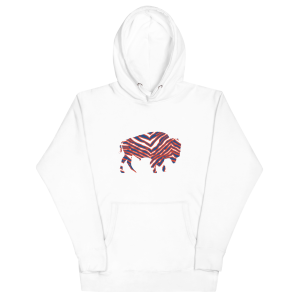Front/Back Let’s Go Buffalo Zebra Unisex Hoodie