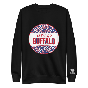 Let’s Go Buffalo Zebra Unisex Premium Sweatshirt