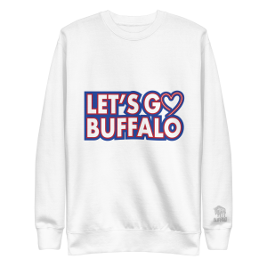 Let’s Go Buffalo Heart Unisex Premium Sweatshirt
